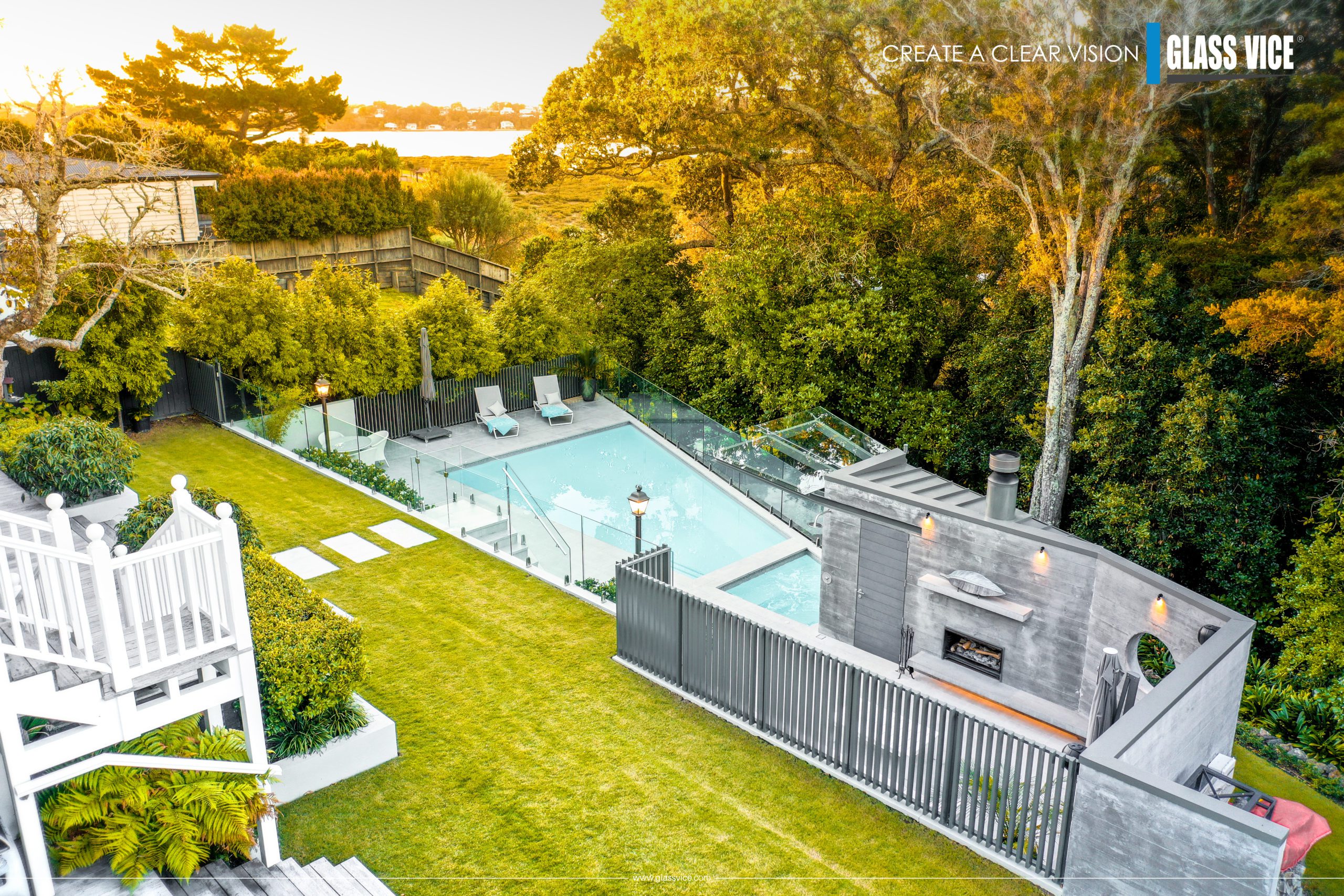 Residential Pool Fence - Waterview